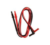 Lot de 2 cordons pointe de touche Ø4mm fiche coudée - Zenitech Noir G