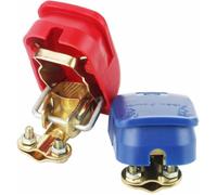 Lot de 2 Cosses Batterie Serrage Rapide, Libération Rapide 12V Cosse Batterie Bornes de Batterie Connecteurs, Coupe Batterie pour