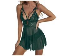Lot de 2 costumes de Noël pour femme - Robes Dirndl pour femme - Robes allemandes pour fête de la bière, festival, costume traditionnel bavarois - Carnaval de bière, lingerie sans fesses (vert, M)