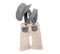 Lot de 2 costumes de première séance photo pour nouveau-né, tenues délicates, accessoires de photographie, pantalon à lanières avec accessoires assortis