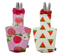 Lot de 2 couches lavables et réutilisables pour perroquet avec bande de fixation réglable pour perruche, ara, pigeon et petits oiseaux