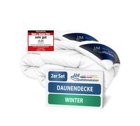 Lot de 2 couettes d’hiver en duvet - 135x200 155x220 200x200 220x240