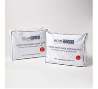 Lot de 2 Couettes de Luxe 4 saisons en duvet de canard 9 + 4.5 Tog, 230 x 220 cm