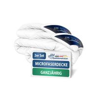 Lot de 2 couettes en microfibre - 135x200 155x220 140x220 200x200 220x240