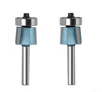 Lot de 2 coupe-bordures biseautés à 8 degrés avec tige de 6 35 mm, un outil indispensable pour les amateurs de coupe et les professionnels