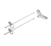 Lot de 2 coupe-pommes de terre en spirale en acier inoxydable, coupe-légumes en spirale, coupe-légumes manuel, coupe-pommes de terre, carottes, concombres, tranches de fruits et légumes