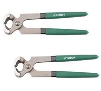 Lot de 2 coupe-sabots de chèvre, outils de maréchier pour chevaux, avec poignée en caoutchouc, durables et pratiques, multi-usages pour chèvres, moutons, cochons, bétail, chevaux