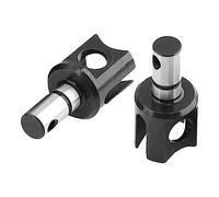 Lot de 2 coupelles différentielles en acier pour poussettes RC à l'échelle 1/8