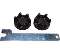 Lot de 2 coupleurs d'embrayage en caoutchouc WP9704230 Clé LKS incluse Compatible avec les modèles Starting 5KSB3, KSB3, KSB5, 5KSB52 et 5KSB5