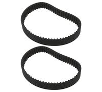 Lot de 2 courroies dentées en caoutchouc pour scarificateur HTD330-5M-14 de 330 mm de circonférence, 66 dents, pas de dents de 5 mm, largeur de 14 mm, boucle fermée, noir