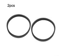 Lot de 2 courroies dentées pour rabot KW715 BD713 7696 types 6 7, courroie de rechange en caoutchouc pour protection de moteur Black & Decker