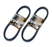 Lot de 2 courroies d'entraînement 27001006 pour machine à laver Whirpool Amana 38174 WP27001006 40053601 AP6007462 40053606 PS11740577 (1,27 cm x 71,3 cm) 2 cm)