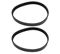 Lot de 2 courroies d'entraînement 7PJ451 compatibles avec tondeuse à gazon Bosch Rotak 320 7 nervures à boucle fermée en caoutchouc de rechange 16 mm de largeur 451 mm de circonférence