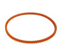 Lot de 2 courroies d'entraînement de moteur en nylon pour machine à coudre - Courroie extensible dentelée ronde en caoutchouc pour machines à rouler domestiques - 32,5 cm (34 cm)
