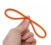 Lot de 2 courroies d'entraînement de moteur en nylon pour machine à coudre - Courroie extensible dentelée ronde en caoutchouc pour machines à rouler domestiques - 32,5 cm (32,5 cm)