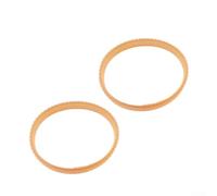 Lot de 2 courroies d'entraînement de rabot électrique de 255 mm pour outils électriques NF90, courroie de rechange en polyuréthane orange de 12 mm de largeur