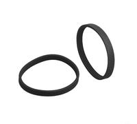 Lot de 2 courroies d'entraînement de rabot en caoutchouc 225069-5 de remplacement pour outils électriques 1911B - Noir - 268 mm - Double courroie de style roue dentée - Réduit l'embrayage de