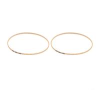 Lot de 2 courroies d'entraînement de rechange pour nettoyeur de piscine modèles 3302, A3302PK, T2, T4, Junior et Turbo - Courroie en plastique 83 dents pour une écrémage optimale