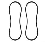 Lot de 2 courroies d'entraînement de rechange pour souffleuse à neige pour numéro de pièce 07200802 utilisées dans les modèles de 61 cm et 71,1 cm (version améliorée)