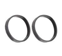 Lot de 2 courroies d'entraînement en caoutchouc 9,6 mm pour rabot électrique compatible avec MAKITA 1900B 225007-7 N1923B FP0800 KP0810C KP0810 BKP180, largeur 9,6 mm, épaisseur 3,2 mm, circonférence