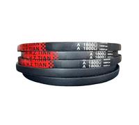 Lot de 2 courroies d'entraînement en caoutchouc trapézoïdales type A for A800/A813/A838/A850/A864/A880(A880)