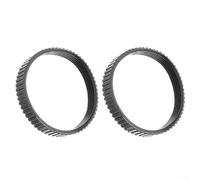Lot de 2 courroies d'entraînement pour rabot électrique 9,6 mm de largeur et 238 mm de circonférence en caoutchouc pour Makita 1900B 225007-7 N1923B FP0800 KP0810C KP0810 BKP180