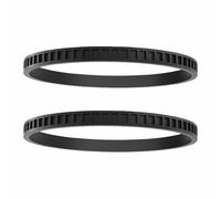 Lot de 2 courroies en caoutchouc noir pour scie à ruban, courroie de rechange pour courroie de couturière compatible avec les scies à ruban DeWalt modèle