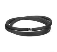 Lot de 2 courroies trapézoïdales en caoutchouc A65/4L670 de circonférence intérieure de 165 cm, courroie enveloppée classique pour transmission de puissance, résiste à l'usure de la chaleur et de