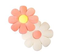 Lot De 2 Coussin Fleur, Oreiller Floral Mignon en Peluche Floral Coussin De Sol, Coussins Décoratifs, Coussin De Sol Enfant, pour La Décoration De La Chambre d'enfant, De La Maison Et du Canapé