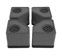 Lot de 2 coussinets anti-vibrations pour machine à laver - 9 x 9 x 8 cm - En caoutchouc - Amortisseur de vibrations - Antidérapants - Pour machine à laver