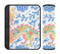 Lot de 2 coussinets de ceinture de sécurité respirants pour sac d'appareil photo pour adultes et enfants Motif dragon S