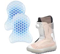 Lot de 2 coussinets de fixation pour bottes de ski et de snowboard, coussinets autocollants en gel, coussinets réutilisables pour bottes, protège-tibias pour la pression et les ampoules, 0,5 cm