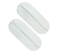 Lot de 2 coussinets de protection en silicone pour bretelles de soutien-gorge, coussinets antidérapants pour soutien-gorge, accessoires pour femmes et filles, 1 paire de blanc, taille unique