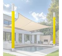 Lot De 2 Coussinets De Protection Pour Poteaux D'extérieur, Pour Voile D'ombrage, Terrasse, Cour, Protection Robuste Contre Les Chocs, Coussin D'impact Pour Poteau De Panier De Basket Toutes Saisons(Y