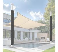 Lot De 2 Coussinets De Protection Pour Poteaux D'extérieur, Pour Voile D'ombrage, Terrasse, Cour, Protection Robuste Contre Les Chocs, Coussin D'impact Pour Poteau De Panier De Basket Toutes Saisons(B