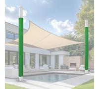 Lot De 2 Coussinets De Protection Pour Poteaux D'extérieur, Pour Voile D'ombrage, Terrasse, Cour, Protection Robuste Contre Les Chocs, Coussin D'impact Pour Poteau De Panier De Basket Toutes Saisons(G