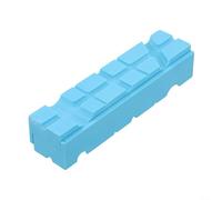 Lot de 2 coussinets de protection souples en caoutchouc avec aimants pour le travail du métal et du bois, 15,2 cm, bleu