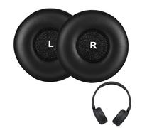 Lot de 2 coussinets de rechange 70 mm pour Sony WH-CH500/510/520 Noir | Coussinets pour casques MDR-ZX330BT/ZX310/ZX300/ZX110/ZX600, MDR-V150/V200/V250/V300/V400 et JBL Tune 500BT