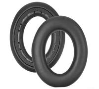 Lot de 2 coussinets de rechange en cuir pour Sennheiser Accentum/Accentum Plus sans fil, coussinets en mousse souple haute densité (noir)