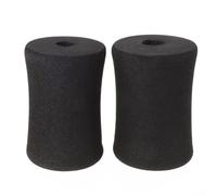 Lot de 2 coussinets de rechange en mousse pour machine d'extension de jambe et de courbure compatibles avec banc de musculation, table d'inversion, équipement de gym à domicile, diamètre du tube 22 à
