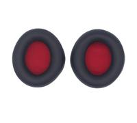 Lot de 2 coussinets de rechange pour casque Focal Listen Pro, en cuir éponge (noir)