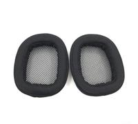 Lot de 2 coussinets de rechange pour casque Logitech G433 G233 G Pro G533 G231 G331, en cuir protéiné souple et silencieux (noir)