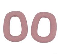 Lot de 2 coussinets de rechange pour casque Logitech Zone Vibe100 en éponge douce, respirante et confortable, noir (rose)