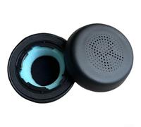 Lot de 2 coussinets de rechange pour casque sans fil JLab Go Lux fabriqués en cuir protéiné pour une résistance de surface et une stabilité de la couverture d'oreille (noir)