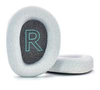 Lot de 2 coussinets de rechange pour casque sans fil Logitech G522 Lightspeed - Coussins confortables en cuir protéiné souple, compatibles avec les jeux et une utilisation prolongée (gris)