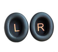 Lot de 2 coussinets de rechange pour casque Turtle Beach 600 700, coussinets en cuir protéiné souple, coussinets confortables en mousse à mémoire de forme (noir)
