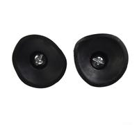 Lot de 2 coussinets de rechange pour compresseur d'air - 45 x 20 mm - En caoutchouc - Réduction des vibrations - Avec isolateur M6 - Fil de bruit résistant aux chocs