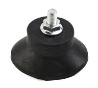 Lot de 2 coussinets de rechange pour compresseur d'air, isolateur de vibrations en caoutchouc avec filetage M6, 45 x 20 mm, coussinets de montage antidérapants pour pompes à air