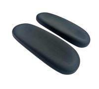 Lot de 2 coussinets de rechange universels pour accoudoir de chaise de bureau, surface lisse, installation facile pour chaises de bureau d'ordinateur