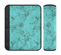 Lot de 2 coussinets d'épaule vintage couleur unie pour sangle, empêche la ceinture de sécurité de se couper dans le cou, housse de ceinture de sécurité pour van